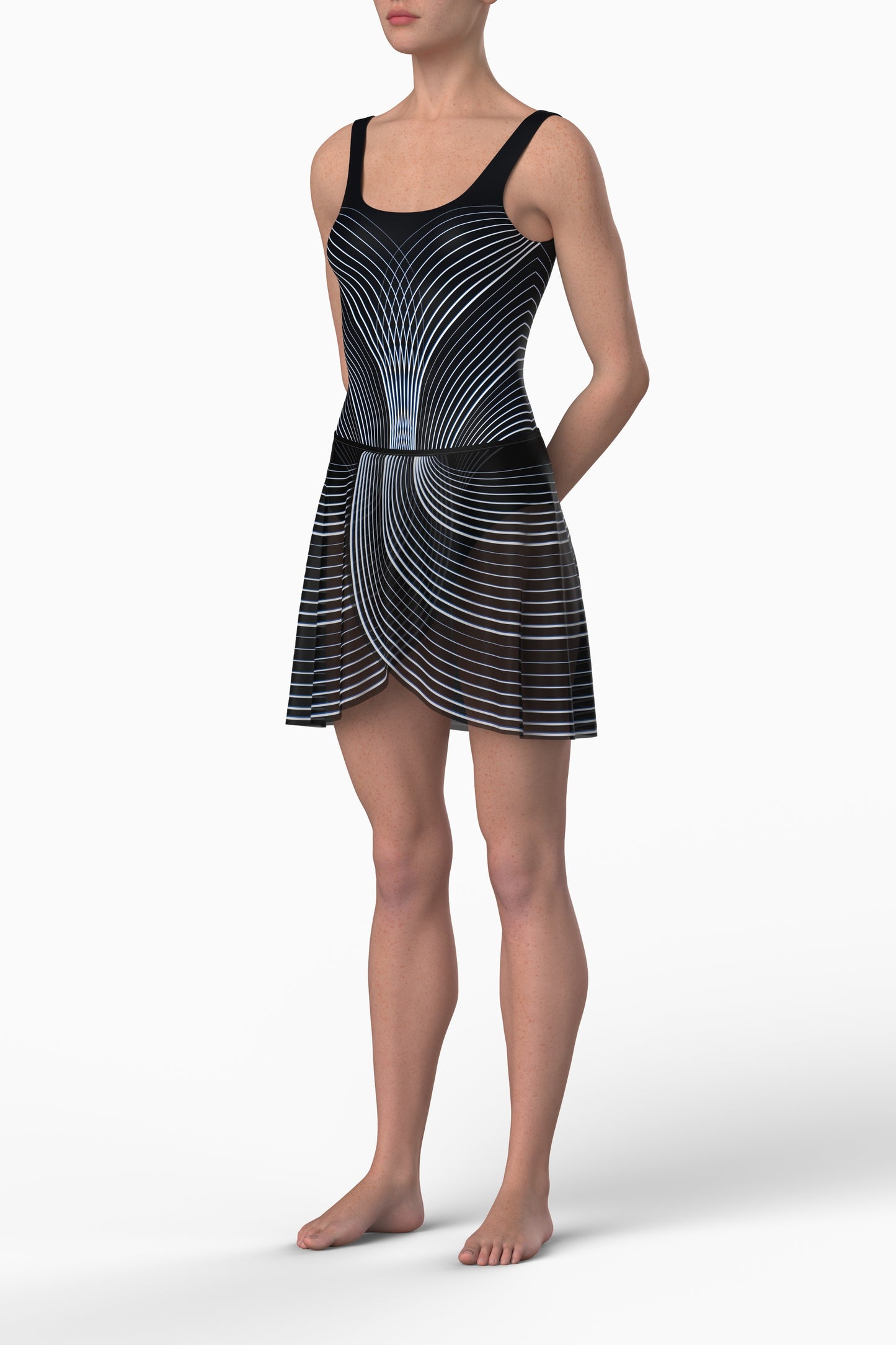 SYNC MINI WRAP SKIRT