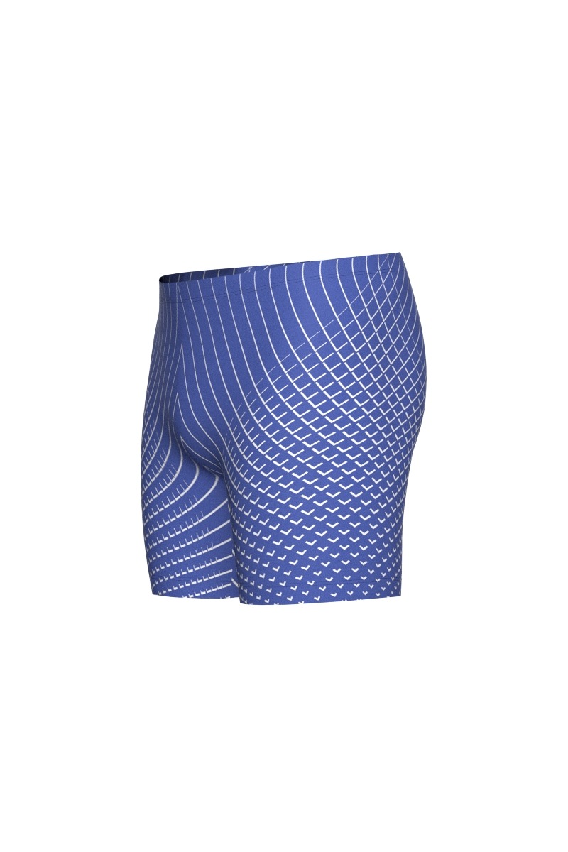 1/4 View - Pulse - Men's ballet shorts, Blue