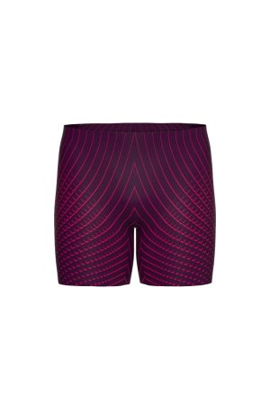 Front View - Pulse - Men's ballet shorts, Plum