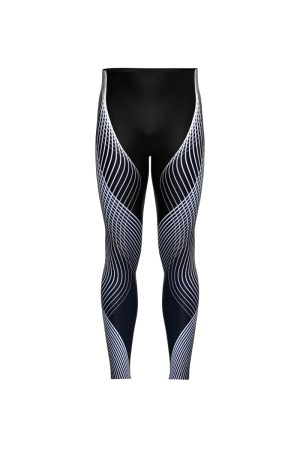 Front View - Flux - Men's, ballet tights, Black